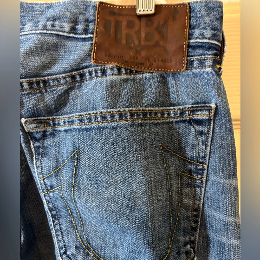 True Religion Men's Classic Indigo Straight Jeans